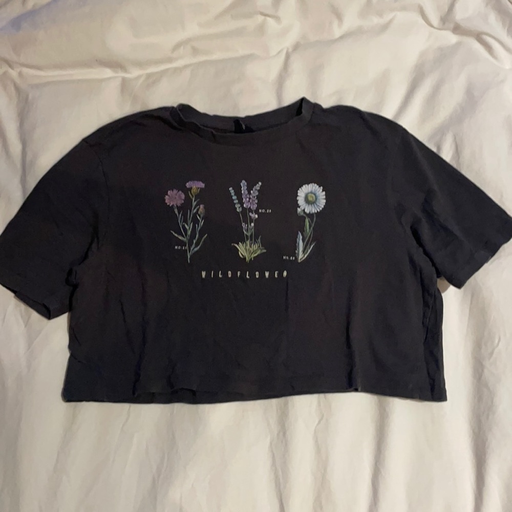 graphic crop top from Urban Outfitters, size large